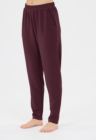 ENDURANCE Regular Sports trousers 'Jade' in Purple: front