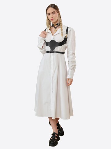 Haute Cuir Gürtel 'Saria Underbust Harness'‌‌‌ in Schwarz