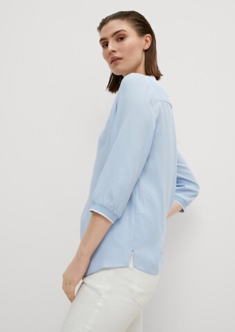 comma casual identity Bluse in Blau