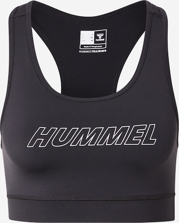 Hummel Bustier Urheilurintaliivit 'TE FUNDAMENTAL' värissä musta: etupuoli