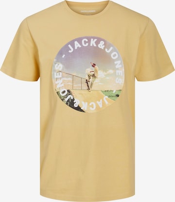 geltona JACK & JONES Marškinėliai 'GEM': priekis