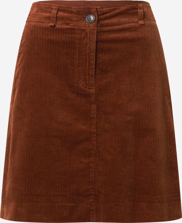 Marc O'Polo Rok in Bruin: voorkant