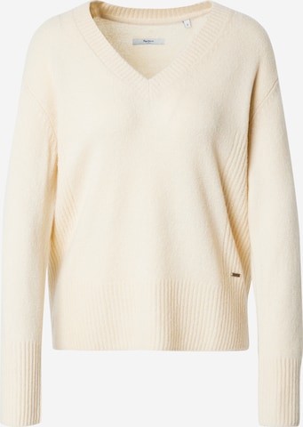 Pepe Jeans - Jersey 'DENISSE' en beige: frente