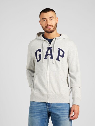 GAP Sweatjacke in Grau: Vorderseite