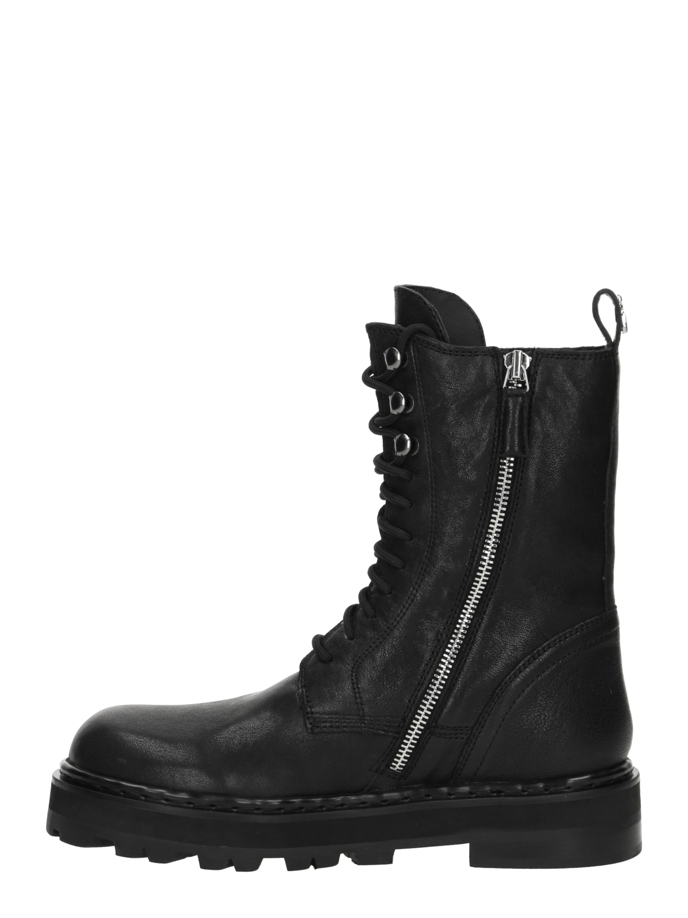 PATRIZIA PEPE Μποτάκι με κορδόνια 'STIVALI' σε μαύρο