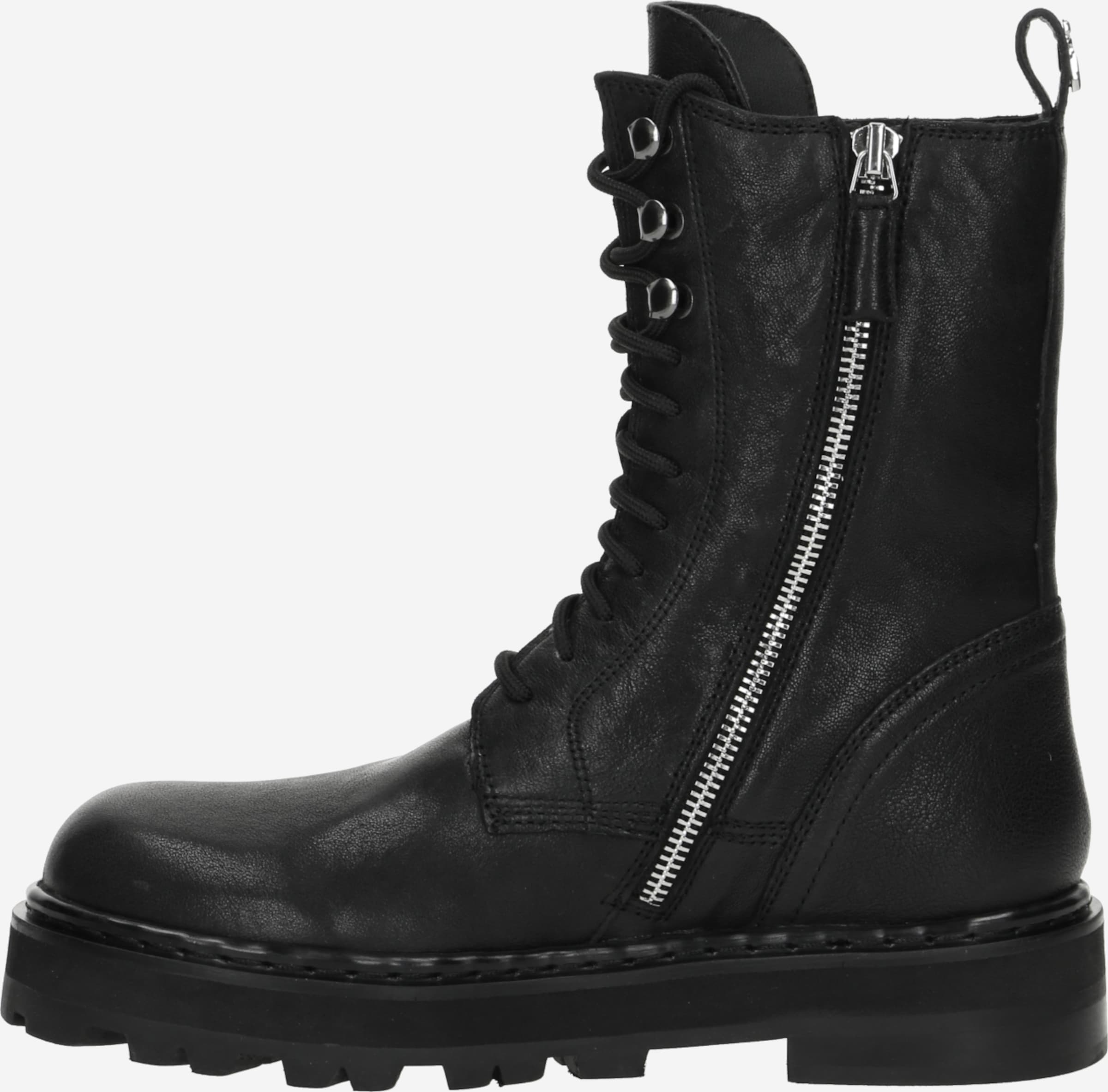 Square Toe Stivale Patrizia Pepe PATRIZIA PEPE Lace-Up Ankle Boots