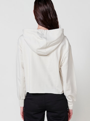 Sweat-shirt KOROSHI en blanc