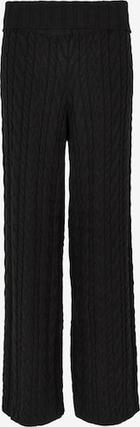 Wide Leg Pantalon Apricot en noir : devant