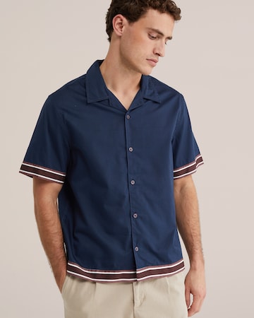 WE Fashion Comfort fit Ing - kék: elől