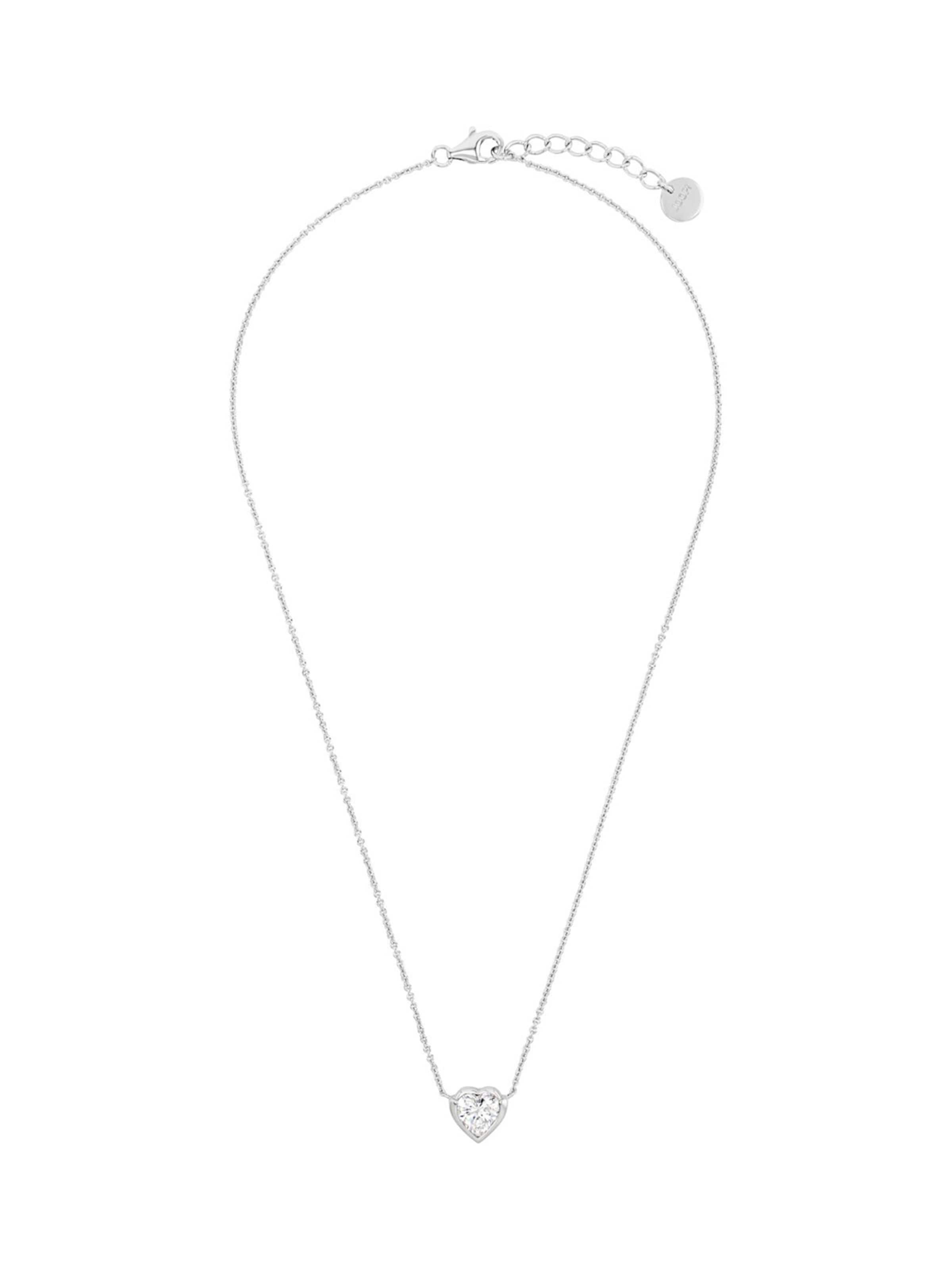 JOOP! Ketting 'Collier' in de kleur Zilver / Transparant, Productweergave