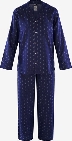 Pyjama ' Jacquard Polo Player ' Polo Ralph Lauren en bleu : devant