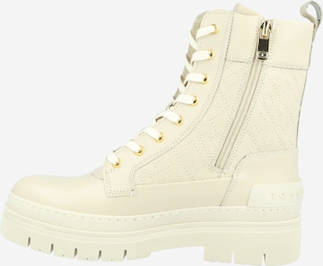 Bottines à lacets TOMMY HILFIGER en beige