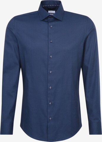 Chemise business SEIDENSTICKER en bleu : devant