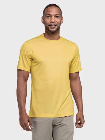 T-Shirt fonctionnel 'Galerne' Schöffel en jaune
