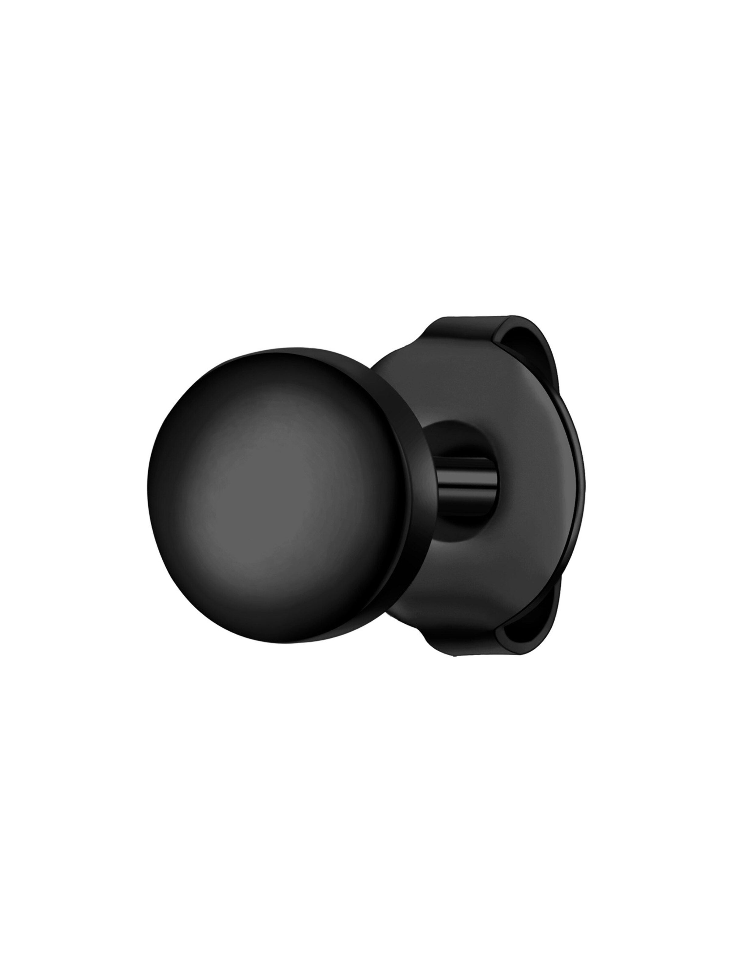 Boucles d'oreilles True Rebels en noir : devant