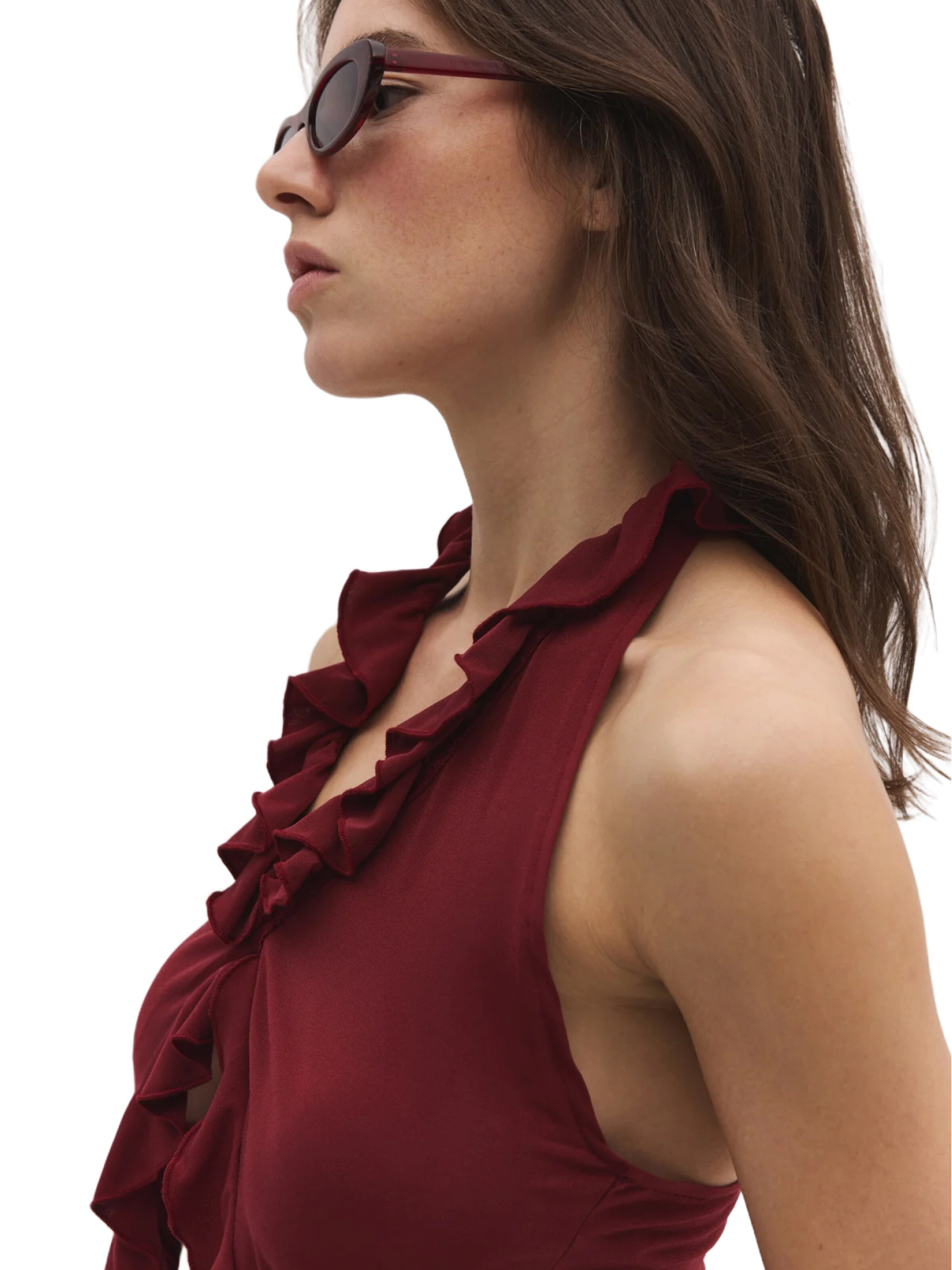 No Matter What Top in Rood