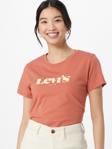 LEVI'S ® Póló 'The Perfect Tee' - narancs: elől