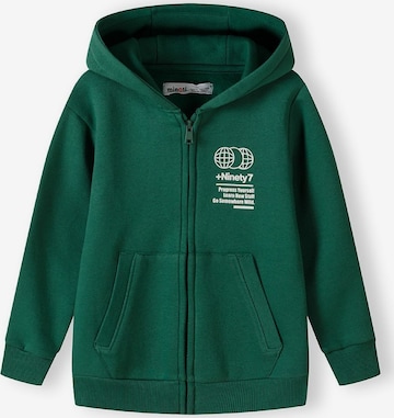 MINOTI Sweatjacke in Grün: Vorderseite