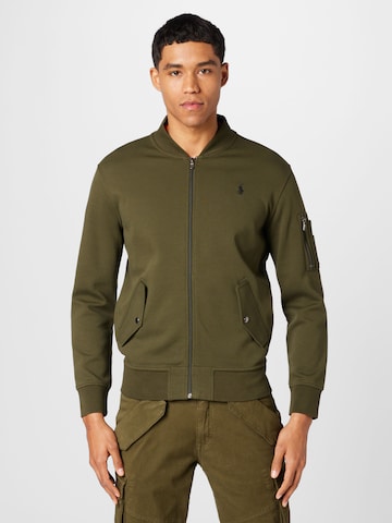 Polo Ralph Lauren Sweat jacket in Green: front