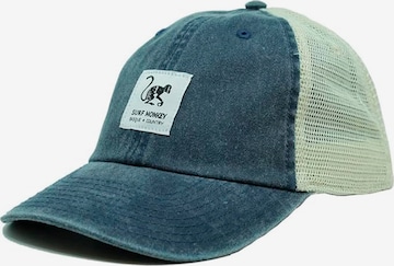Surf Monkey - Gorra deportiva en azul: frente
