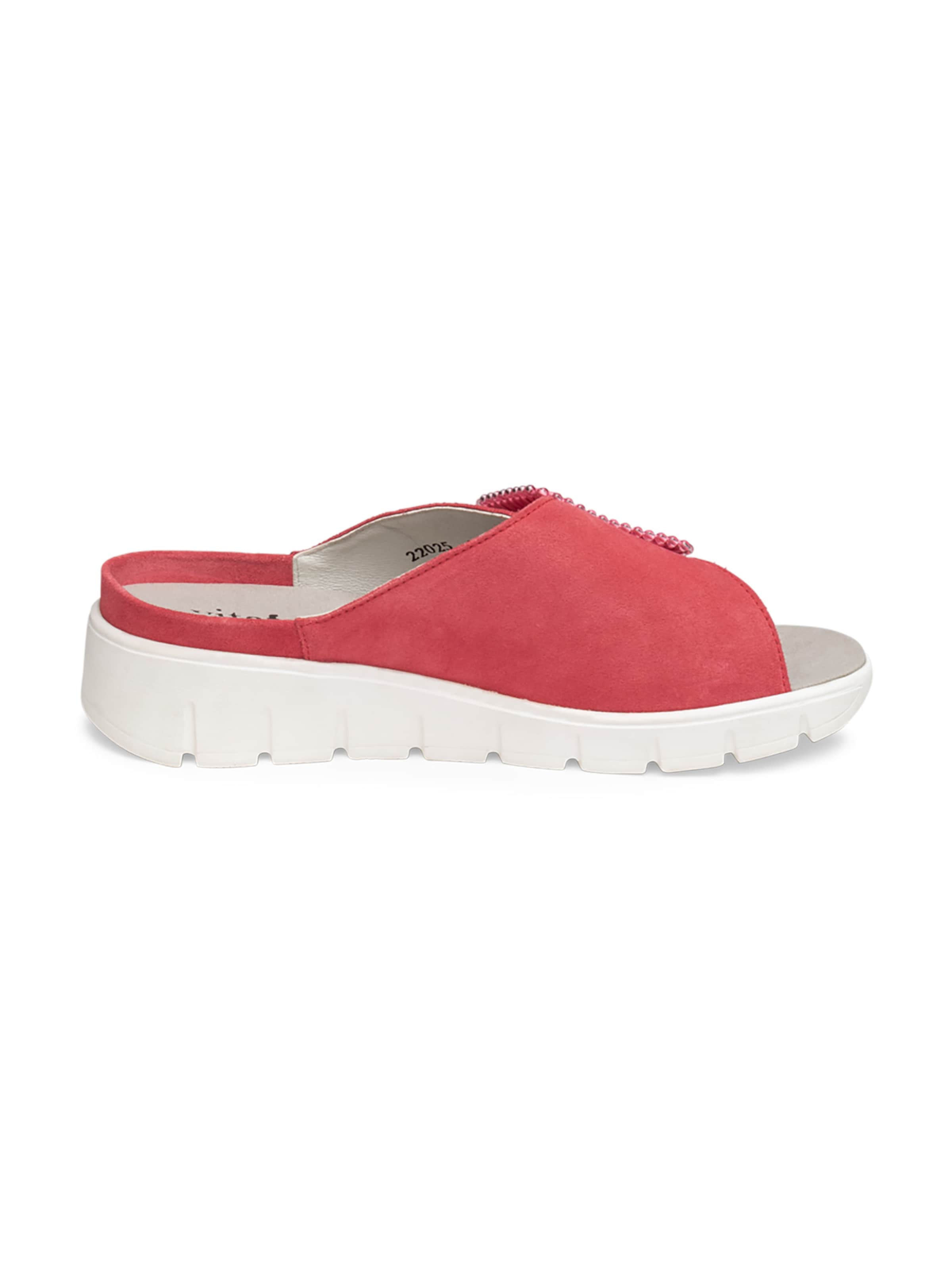 VITAFORM Mules in Red