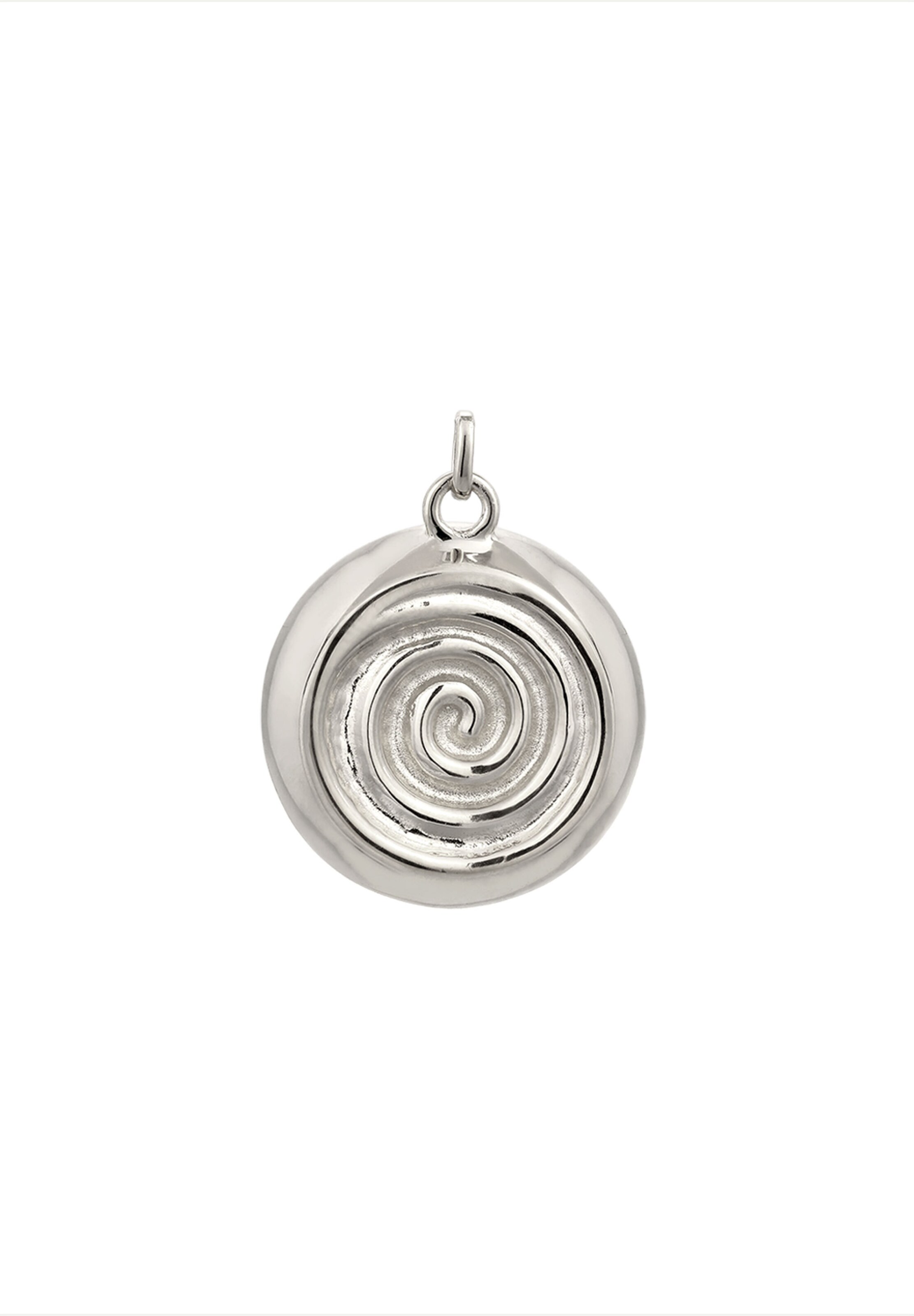 Stilnest Pendant in Silver: front