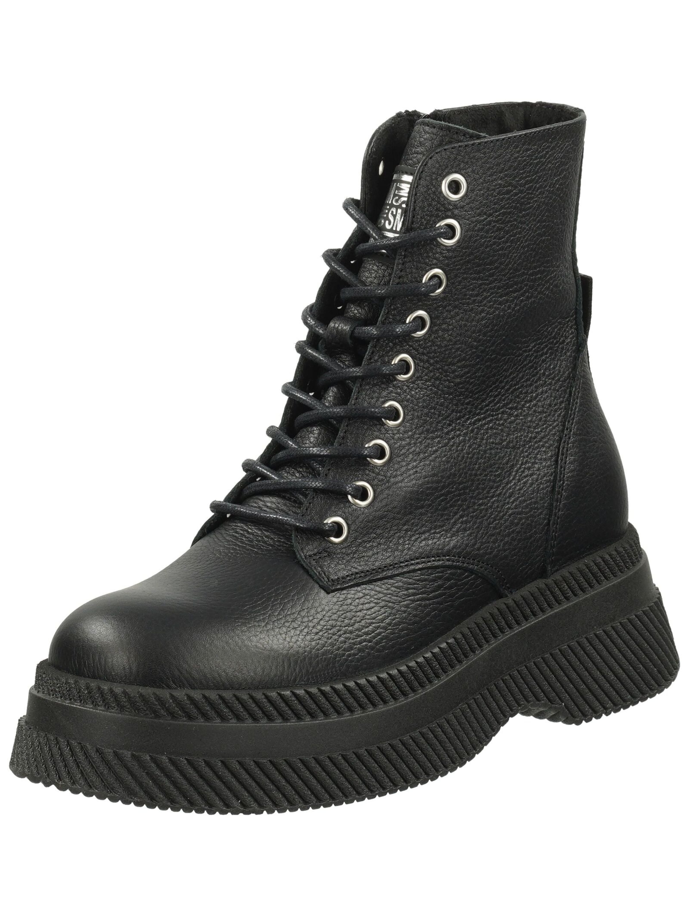 Stivaletto stringato di STEVE MADDEN in nero: frontale