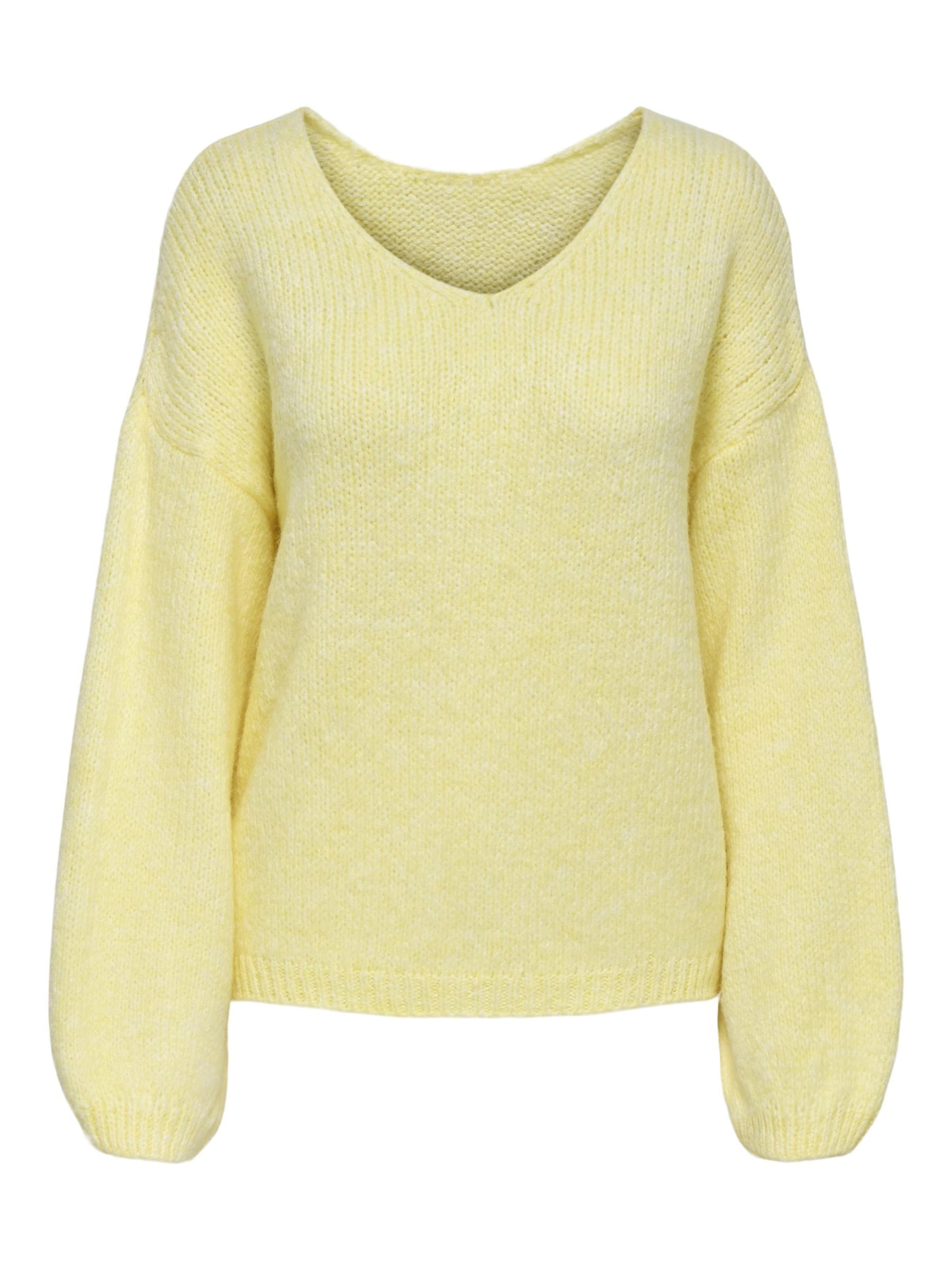 JDY Trui &#x27;JDYDinea&#x27; in Geel: voorkant