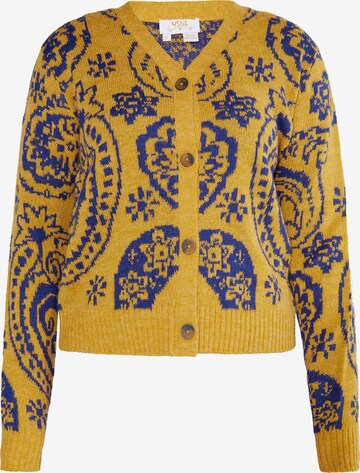 usha FESTIVAL Knit cardigan 'Rakata' in Yellow: front