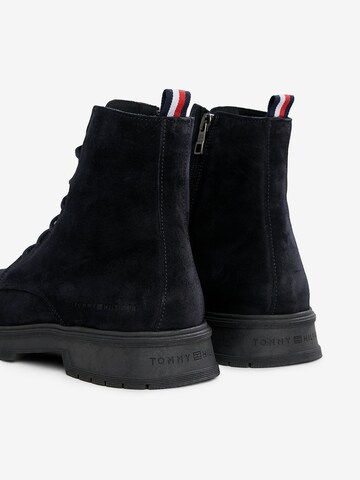 TOMMY HILFIGER Lace-Up Boots in Blue