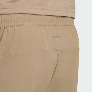 Regular Pantalon de sport 'Designed for Training Workout' ADIDAS PERFORMANCE en beige