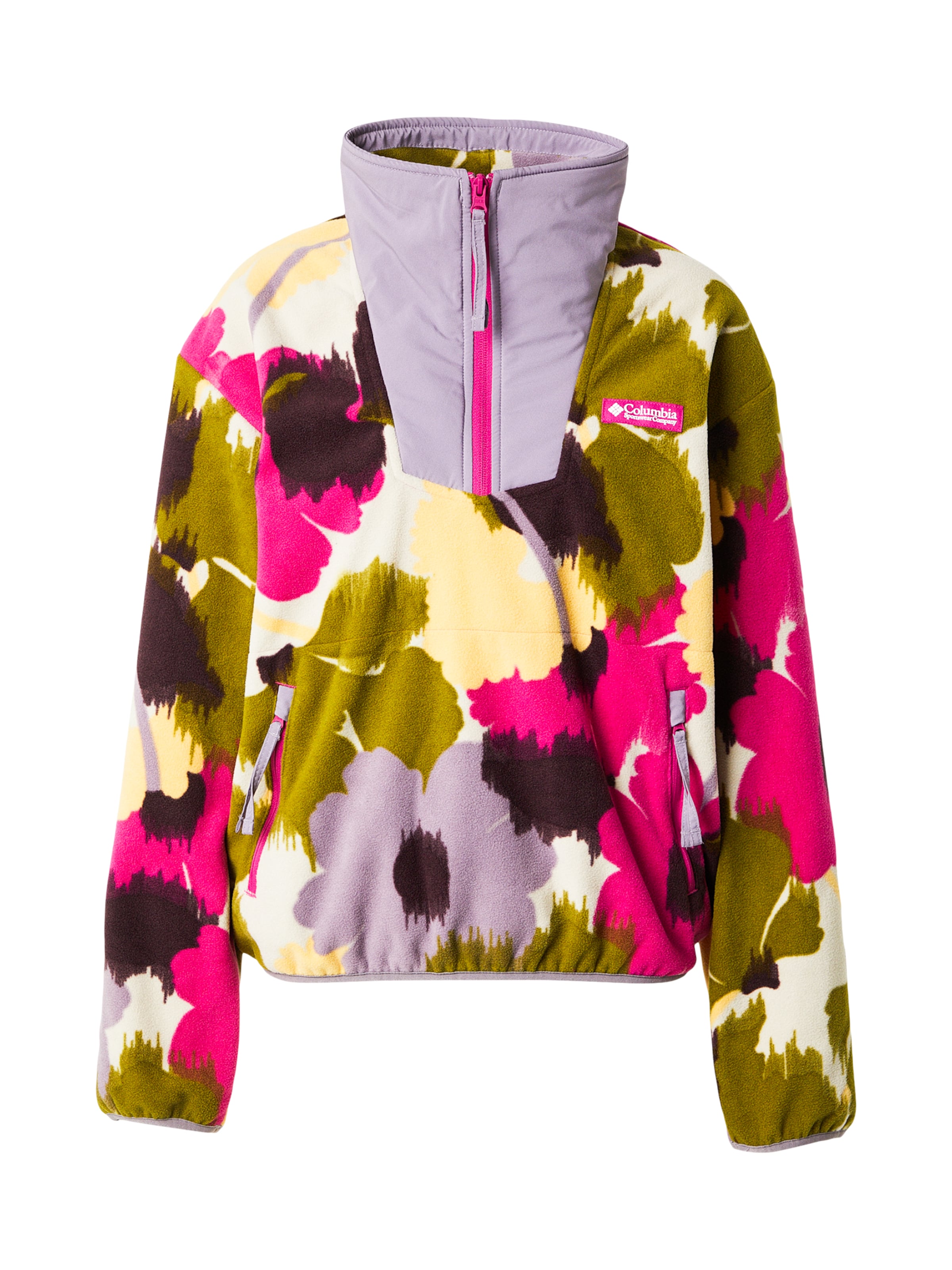COLUMBIA Športová mikina so zipsom 'Sequoia Grove' - Fialová: predná strana