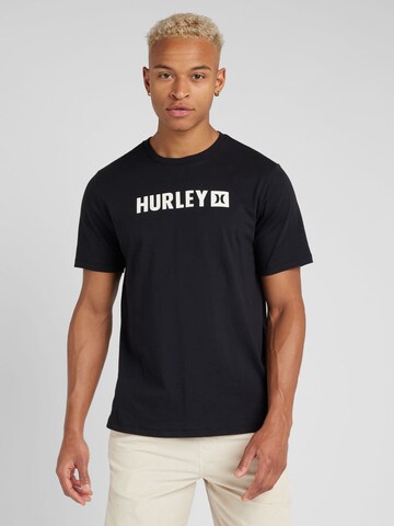 Hurley Λειτουργικό μπλουζάκι σε μαύρο: μπροστά