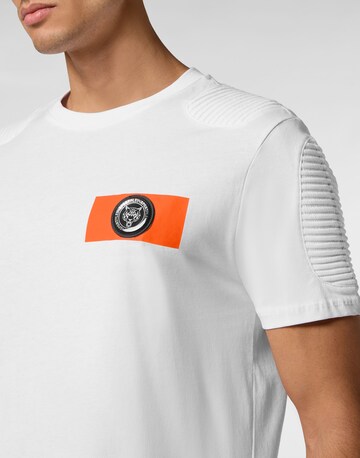 T-Shirt Plein Sport en blanc