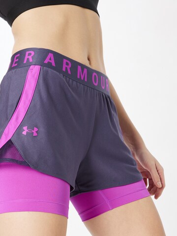 UNDER ARMOUR Regularen Športne hlače | vijolična barva