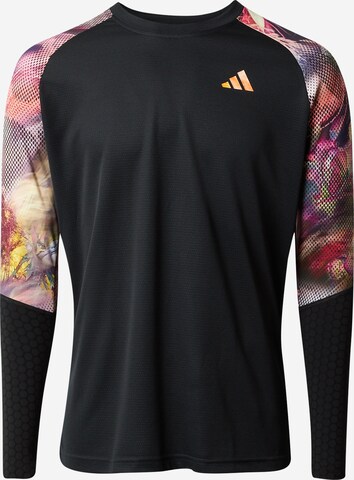 ADIDAS PERFORMANCE Functioneel shirt 'Melbourne' in Zwart: voorkant