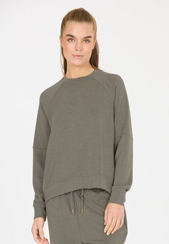 Athlecia Sportief sweatshirt 'Jacey' in Grijs: voorkant