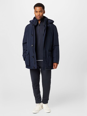 BOSS Orange Between-Season Jacket 'Osiass' in Blue