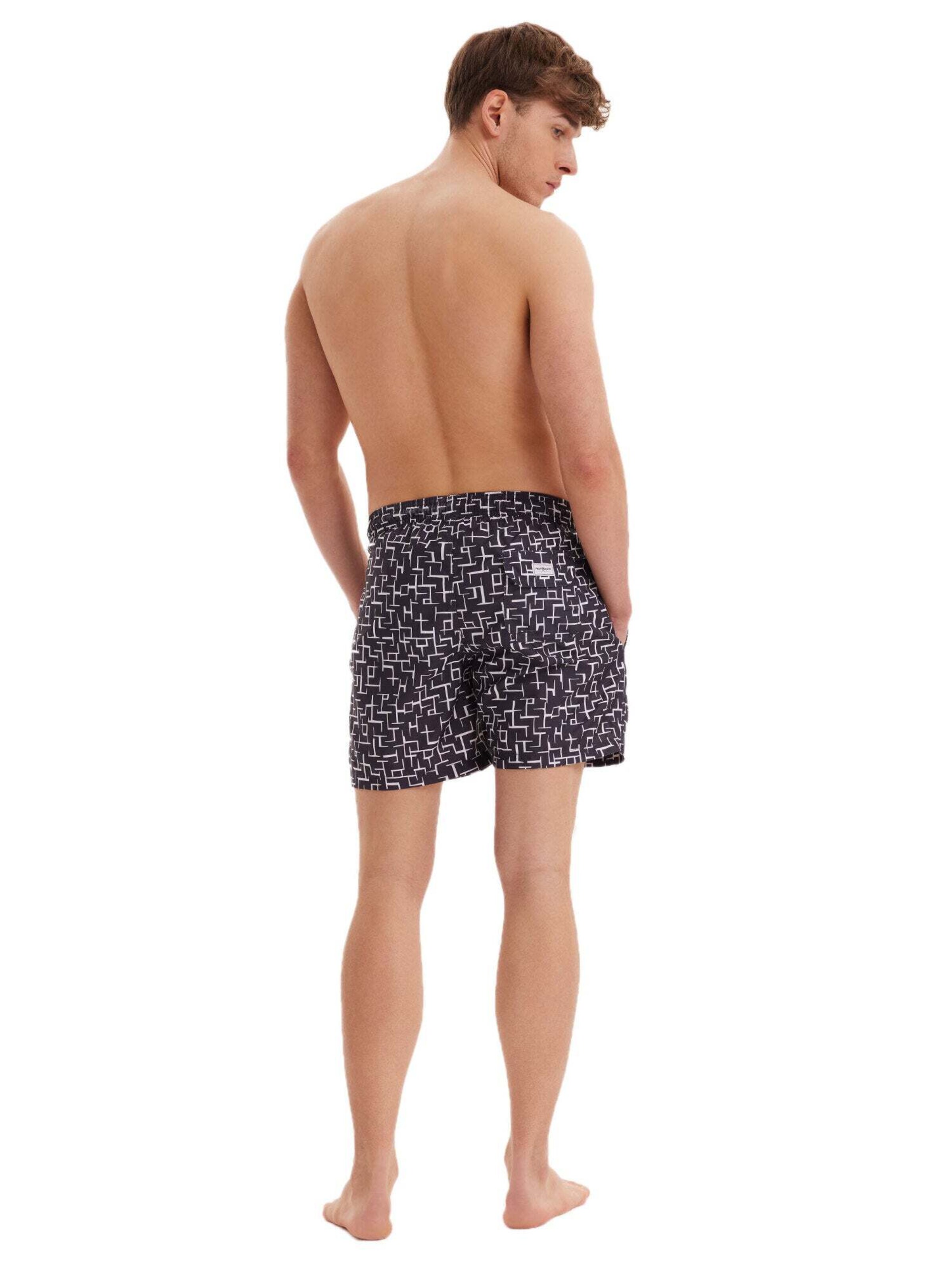 Pantaloncini da bagno 'Geometric' di WESTMARK LONDON in grigio