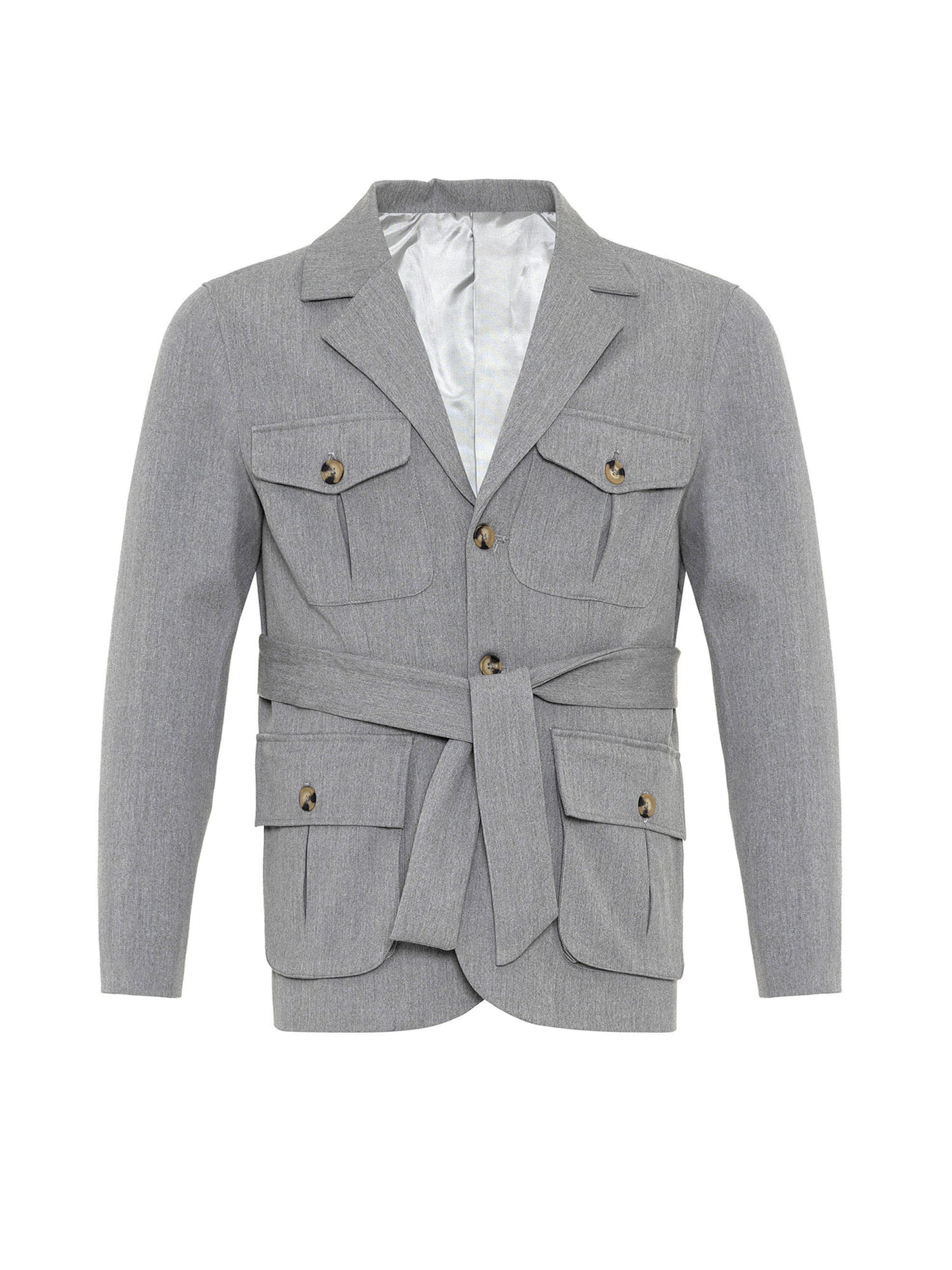 Geacă de primăvară-toamnă de la Antioch pe gri: față