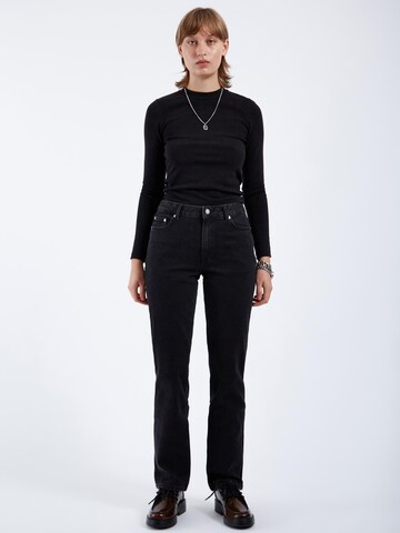 Dr. Denim Regular Jeans 'Drdenimarch Mid Straight' in Zwart