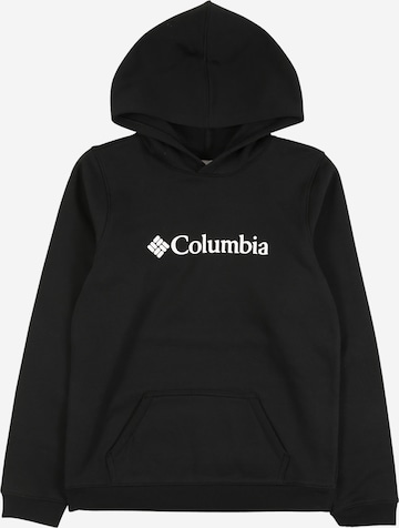 COLUMBIA Sport sweatshirt i svart: framsida