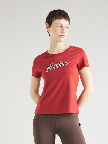 Jordan - Camiseta en rojo: frente