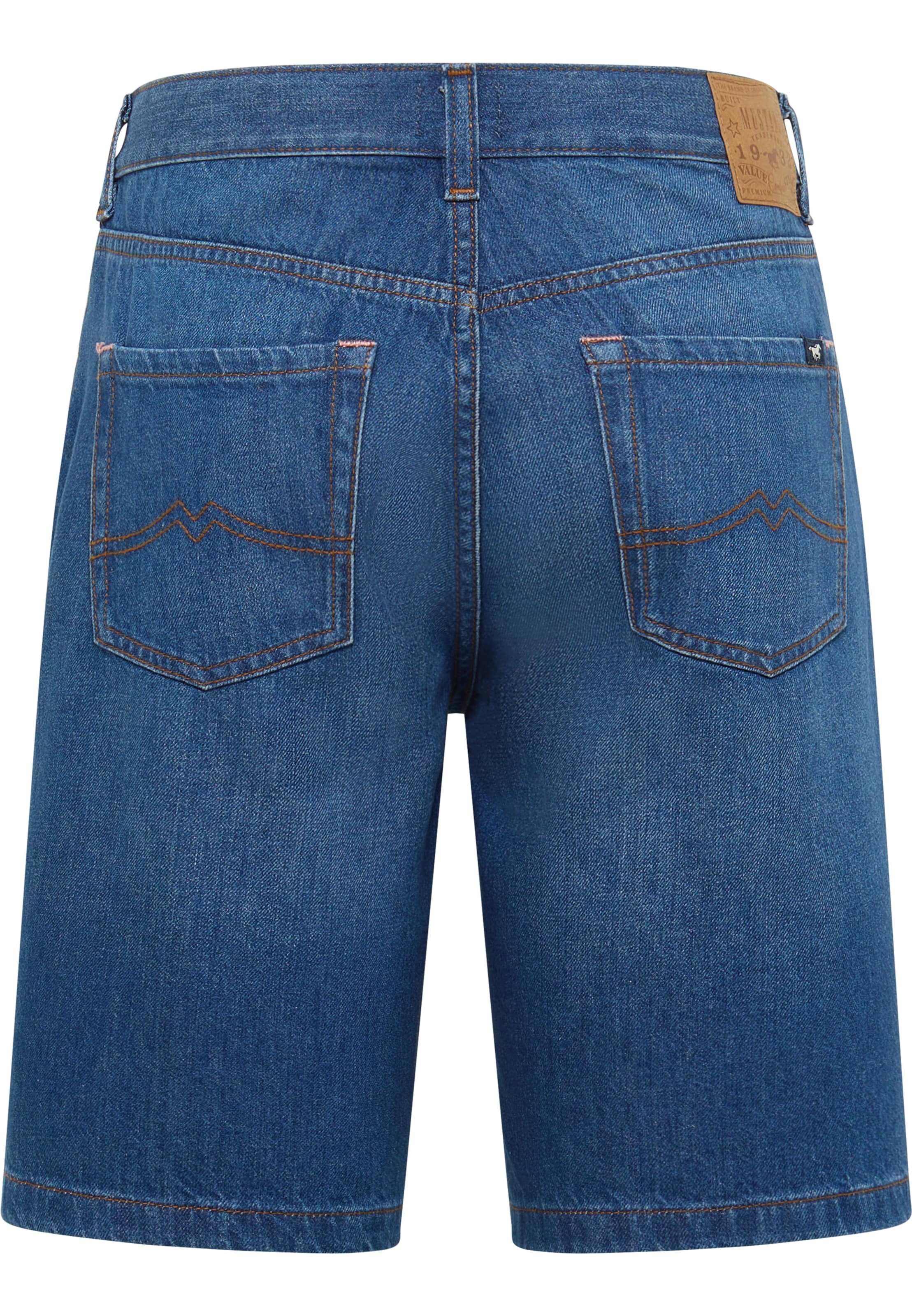 MUSTANG Loosefit Jeans in Blau