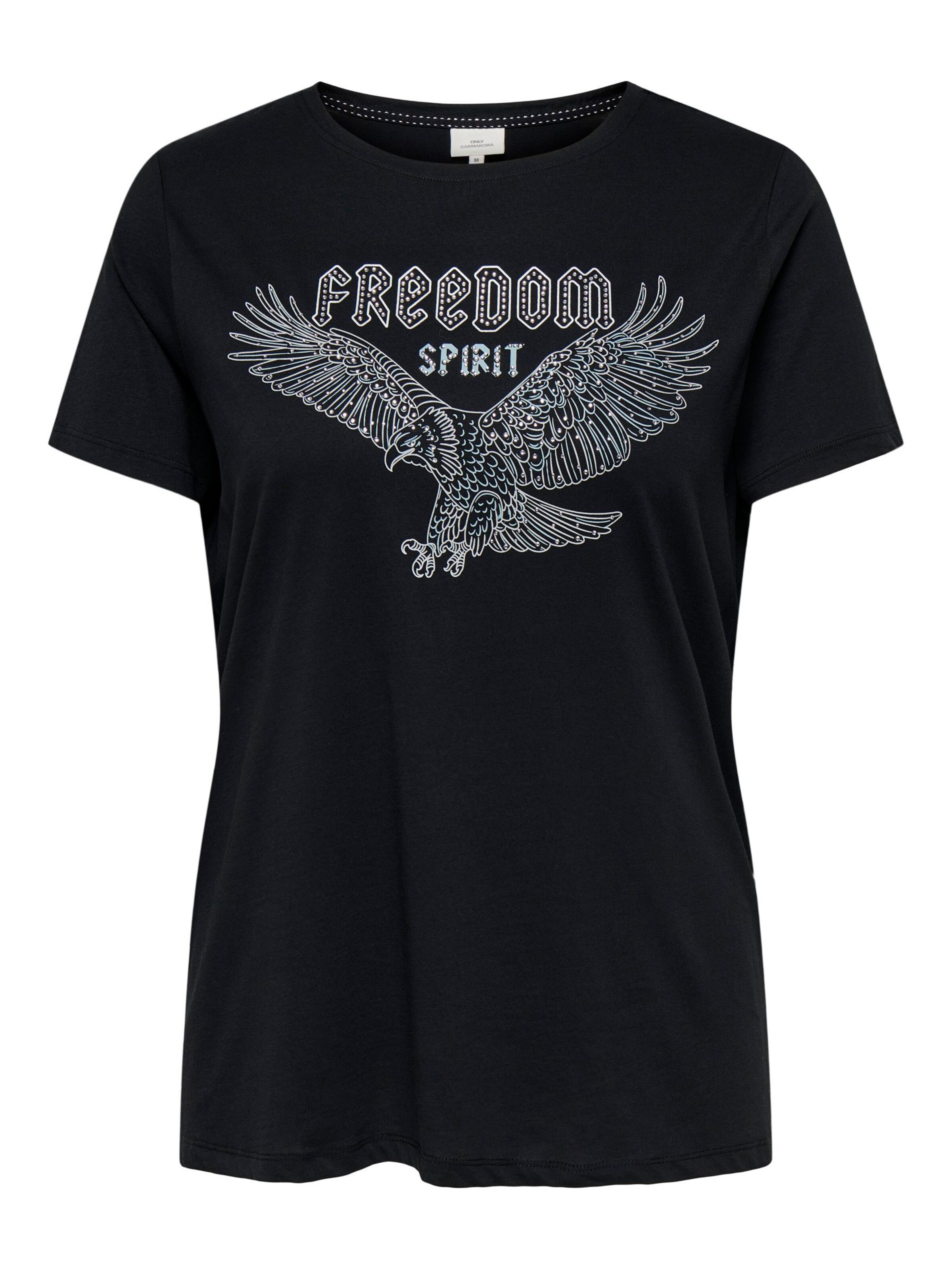 ONLY Carmakoma Футболка 'CARCruz' в Черный: спереди