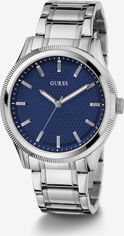 Montre à affichage analogique 'DEX' GUESS en argent : devant
