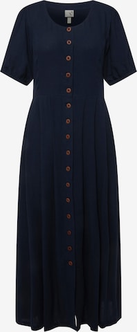 Ulla Popken Kleid in Blau: Vorderseite