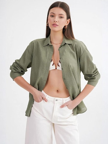 Chemisier MixRay en vert