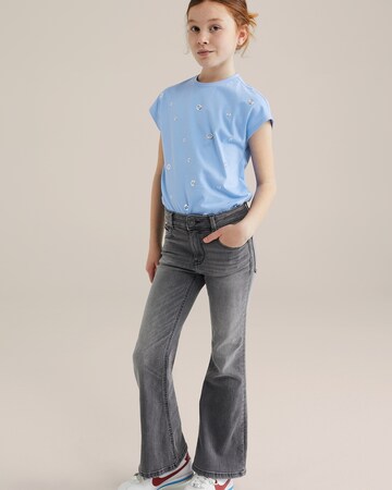 WE Fashion - Camiseta en azul