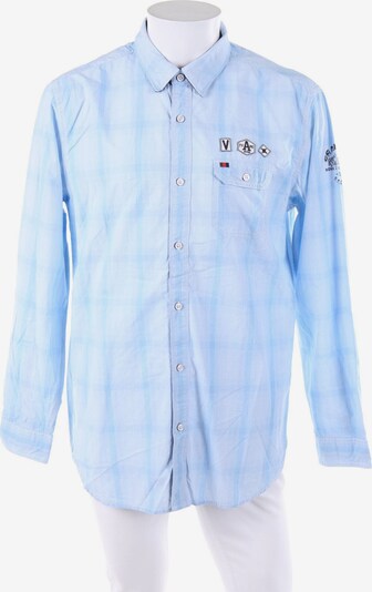 s.Oliver Button Up Shirt in XL in Light blue / White, Item view